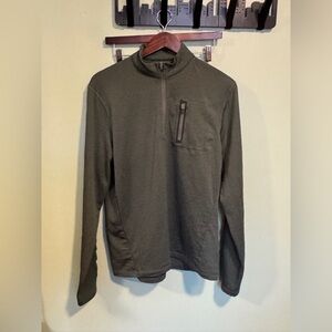 Ten Thousand Over Zip Midlayer in Pine Green